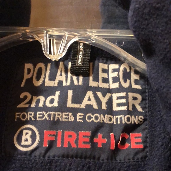BOGNER Fire+ Ice Full Zip Fleece Embroidered Jacket Navy Blue, Size Small - Picture 8 of 10